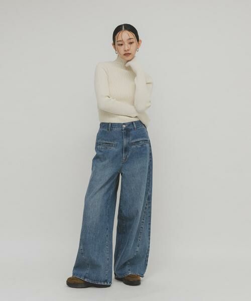 KBF / ケービーエフ ニット・セーター | illi ランダムRIBハイネックニット | 詳細25