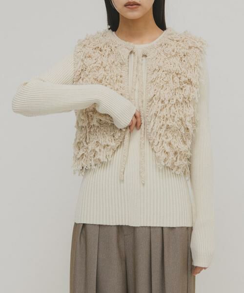 KBF / ケービーエフ ニット・セーター | illi ランダムRIBクルーネックニット | 詳細22