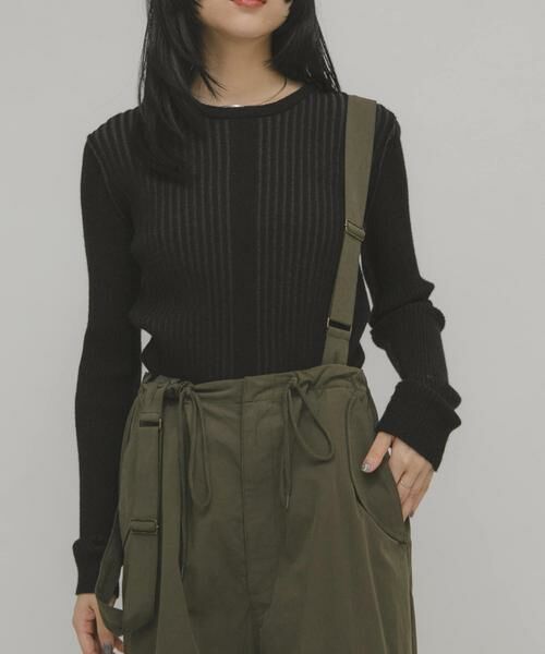 KBF / ケービーエフ ニット・セーター | illi ランダムRIBクルーネックニット | 詳細30
