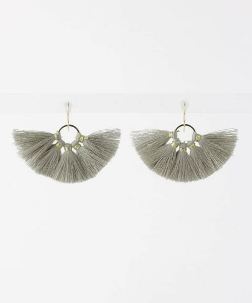 KBF / ケービーエフ ピアス・イヤリング | KBF+　フリンジサークルピアス | 詳細1