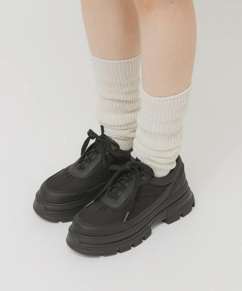 KBF / ケービーエフ スニーカー | ギャザーデザインスニーカー | 詳細1