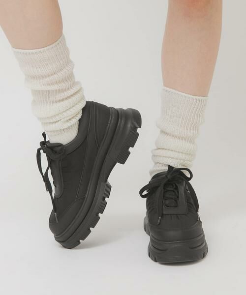 KBF / ケービーエフ スニーカー | ギャザーデザインスニーカー | 詳細3