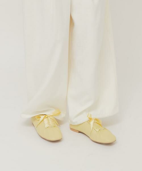 KBF / ケービーエフ シューズ | サテンリボンギャザーシューズ | 詳細4