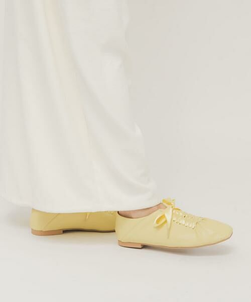 KBF / ケービーエフ シューズ | サテンリボンギャザーシューズ | 詳細5