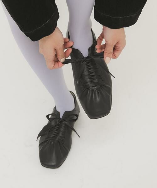 KBF / ケービーエフ シューズ | サテンリボンギャザーシューズ | 詳細13