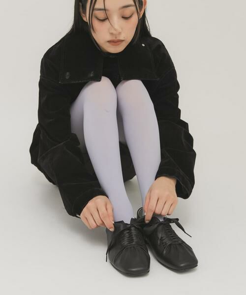 KBF / ケービーエフ シューズ | サテンリボンギャザーシューズ | 詳細15