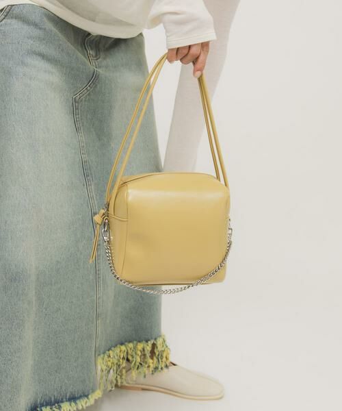 KBF / ケービーエフ ショルダーバッグ | チェーン付きスクエアBAG | 詳細14