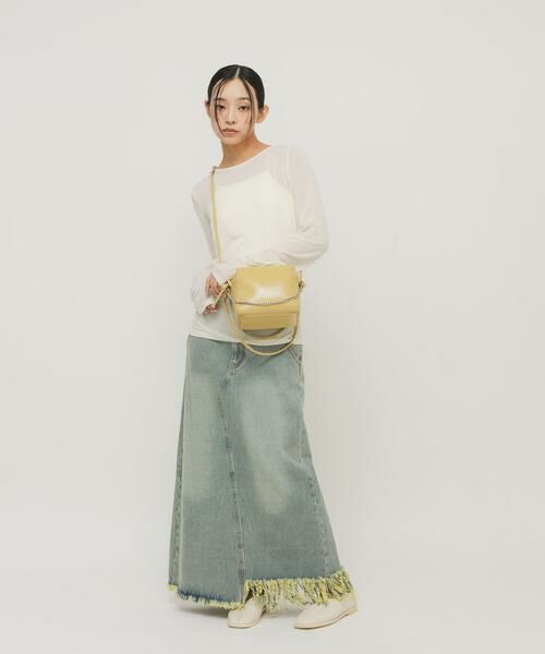 KBF / ケービーエフ ショルダーバッグ | チェーン付きスクエアBAG | 詳細17