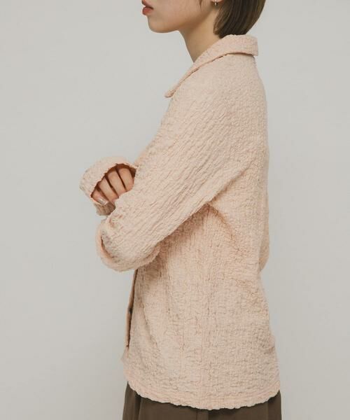 KBF / ケービーエフ シャツ・ブラウス | ポコポコジャガードシャツ | 詳細2