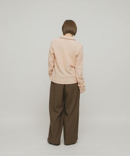 KBF / ケービーエフ シャツ・ブラウス | ポコポコジャガードシャツ | 詳細6