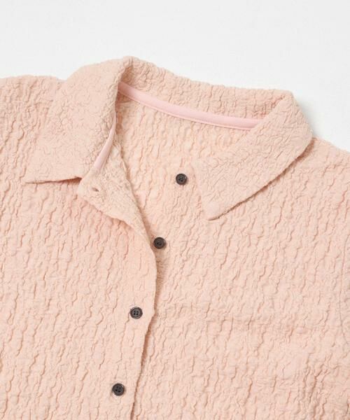 KBF / ケービーエフ シャツ・ブラウス | ポコポコジャガードシャツ | 詳細8