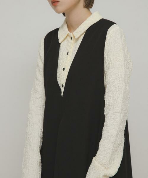 KBF / ケービーエフ シャツ・ブラウス | ポコポコジャガードシャツ | 詳細14