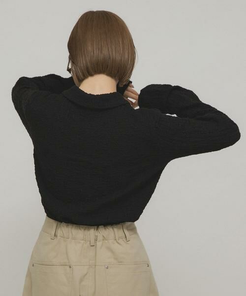 KBF / ケービーエフ シャツ・ブラウス | ポコポコジャガードシャツ | 詳細21