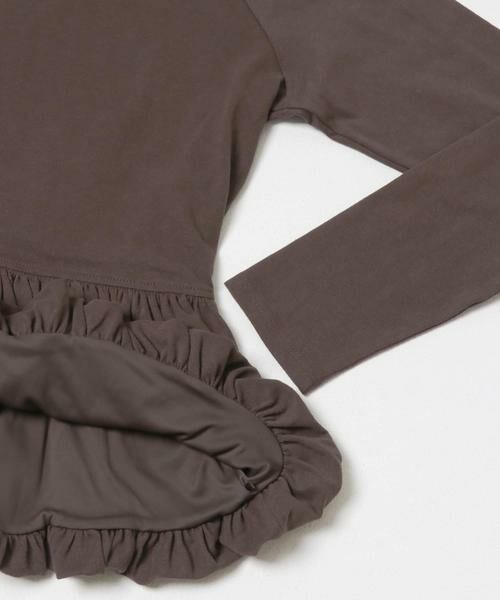 KBF / ケービーエフ Tシャツ | ピーチスキンバブルヘムトップス | 詳細10