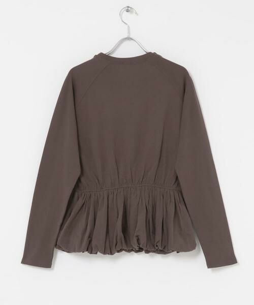 KBF / ケービーエフ Tシャツ | ピーチスキンバブルヘムトップス | 詳細11