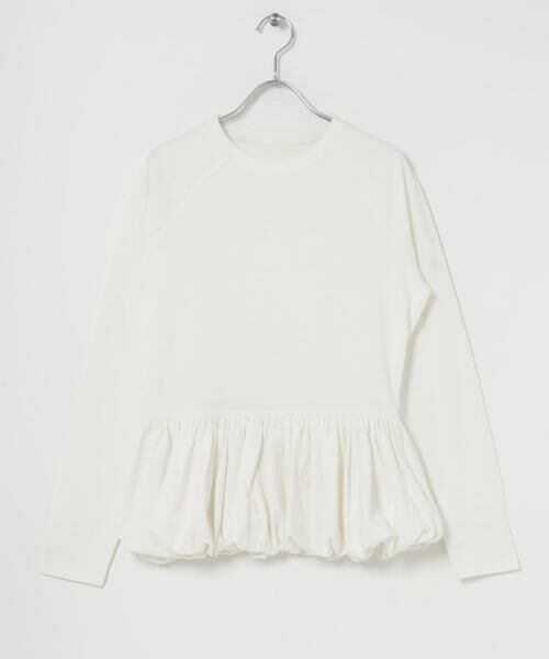 KBF / ケービーエフ Tシャツ | ピーチスキンバブルヘムトップス | 詳細22