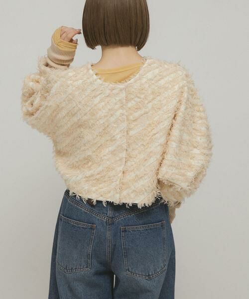 KBF / ケービーエフ カーディガン・ボレロ | 2WAYフリンジカーディガン | 詳細20