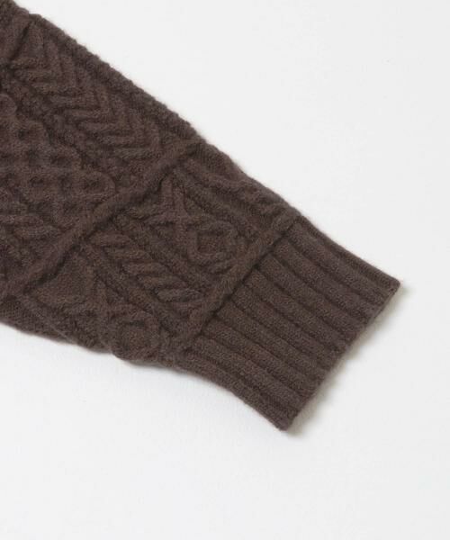 KBF / ケービーエフ ニット・セーター | MIXケーブルショートニット | 詳細9