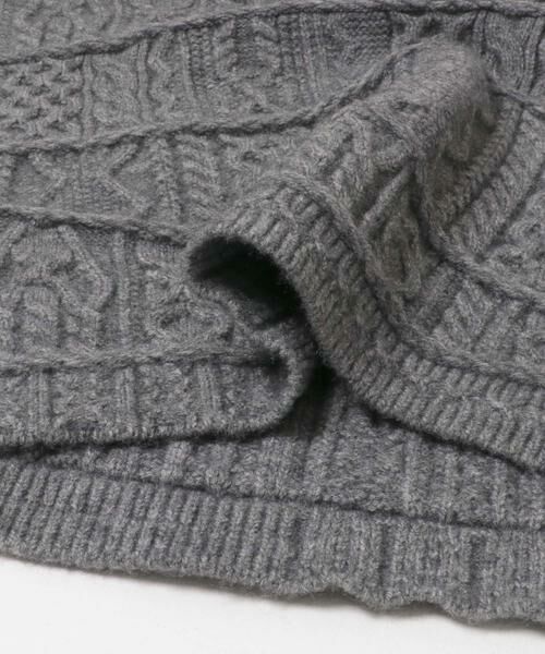 KBF / ケービーエフ ニット・セーター | MIXケーブルショートニット | 詳細20