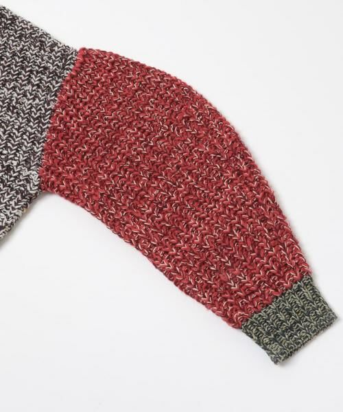 KBF / ケービーエフ ニット・セーター | マルチカラーサイクルニット | 詳細10