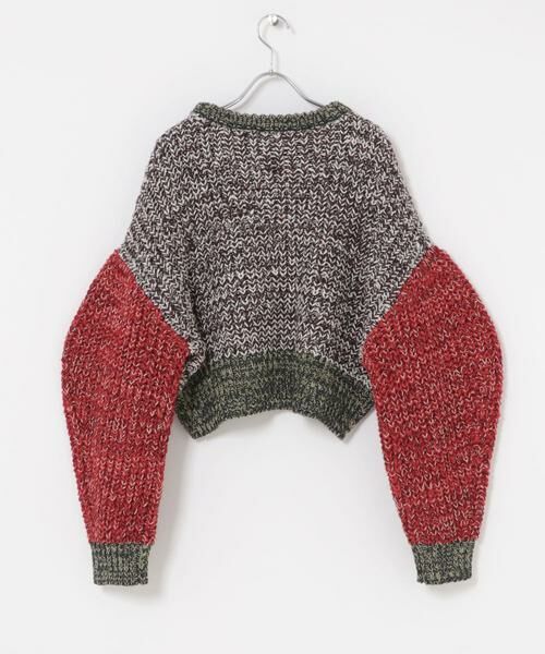 KBF / ケービーエフ ニット・セーター | マルチカラーサイクルニット | 詳細11