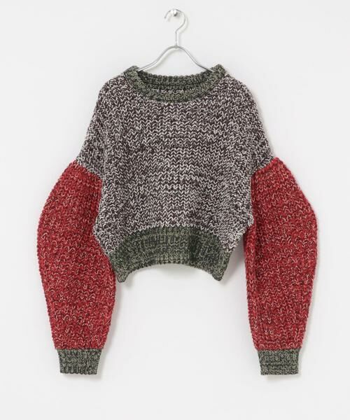 KBF / ケービーエフ ニット・セーター | マルチカラーサイクルニット | 詳細8