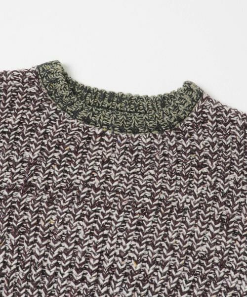 KBF / ケービーエフ ニット・セーター | マルチカラーサイクルニット | 詳細9