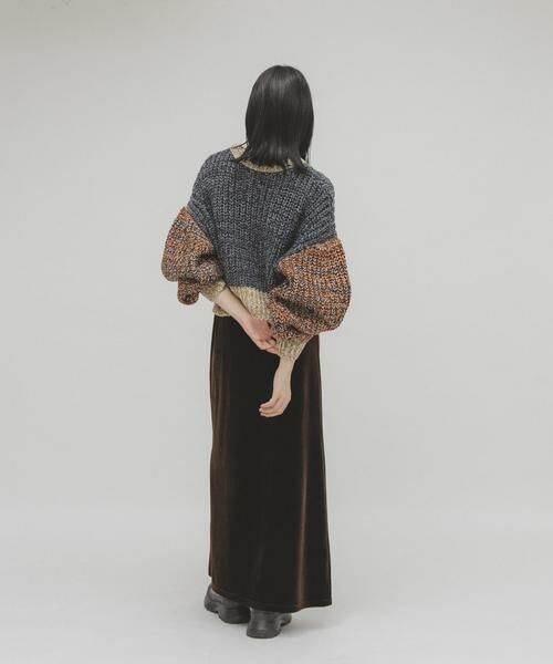 KBF / ケービーエフ ニット・セーター | マルチカラーサイクルニット | 詳細20