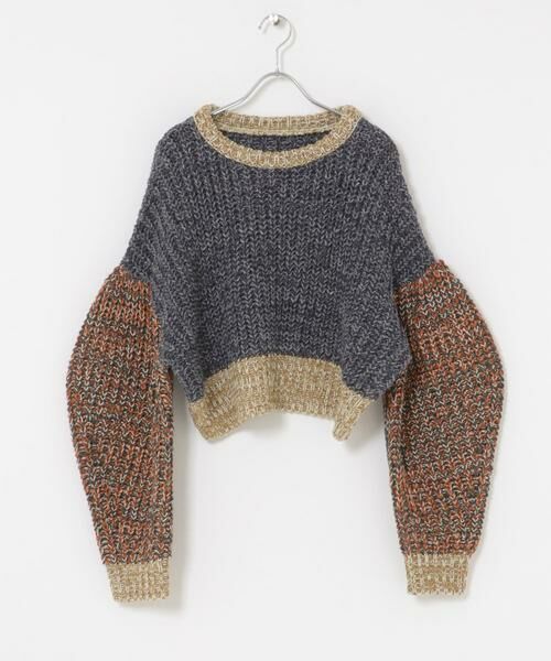KBF / ケービーエフ ニット・セーター | マルチカラーサイクルニット | 詳細21