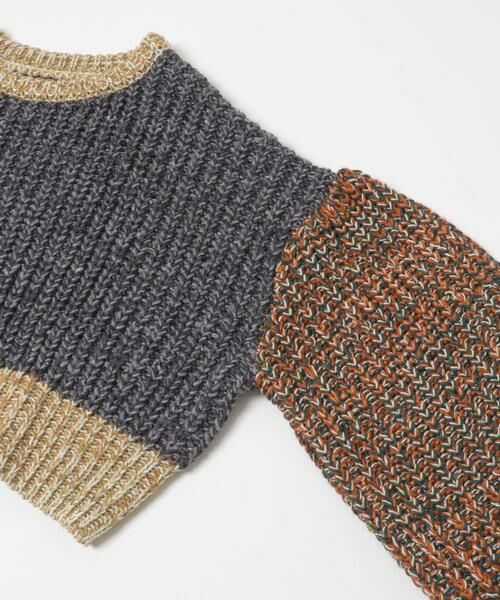 KBF / ケービーエフ ニット・セーター | マルチカラーサイクルニット | 詳細22