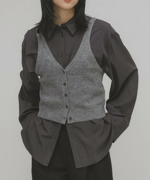KBF / ケービーエフ その他トップス | 2WAYニットビスチェ | 詳細11