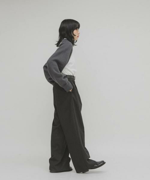 KBF / ケービーエフ シャツ・ブラウス | ニットスリーブデザインシャツ | 詳細15