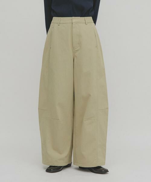 KBF / ケービーエフ その他パンツ | WIDEコクーンパンツ(ベージュ系その他)