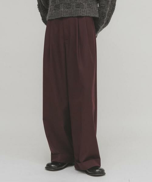 KBF / ケービーエフ その他パンツ | センタープレスストレートパンツ | 詳細1