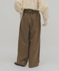 KBF / ケービーエフ その他パンツ | ウールライクブラッジュドパンツ