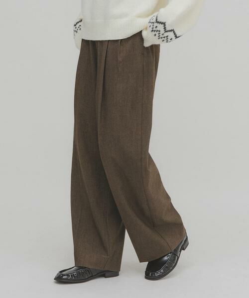 KBF / ケービーエフ その他パンツ | ウールライクブラッジュドパンツ | 詳細2