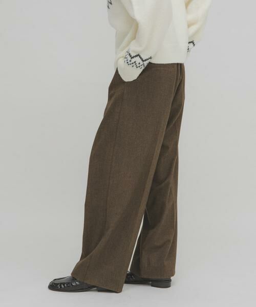 KBF / ケービーエフ その他パンツ | ウールライクブラッジュドパンツ | 詳細3
