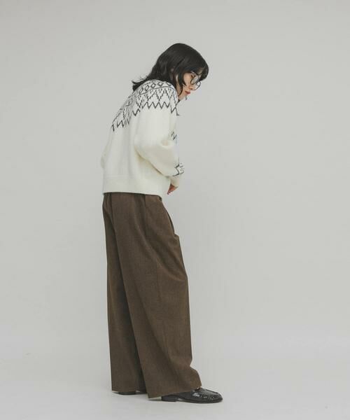 KBF / ケービーエフ その他パンツ | ウールライクブラッジュドパンツ | 詳細7
