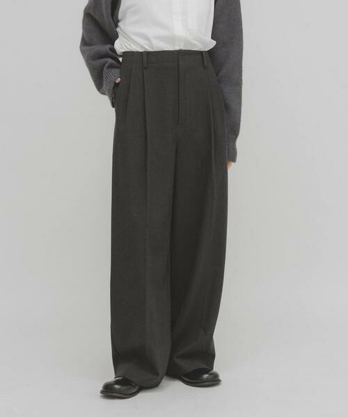 KBF / ケービーエフ その他パンツ | ウールライクブラッジュドパンツ | 詳細15
