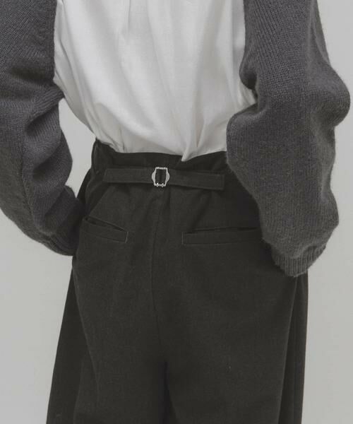 KBF / ケービーエフ その他パンツ | ウールライクブラッジュドパンツ | 詳細18