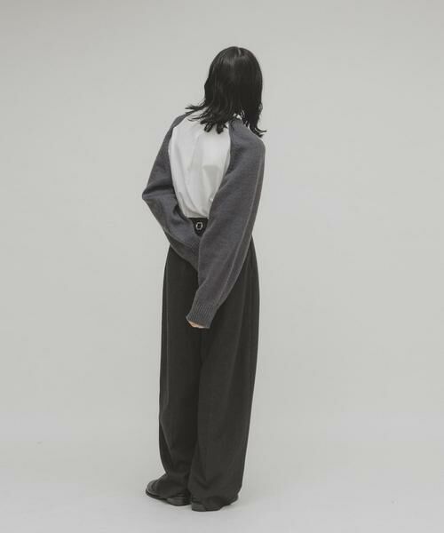 KBF / ケービーエフ その他パンツ | ウールライクブラッジュドパンツ | 詳細21