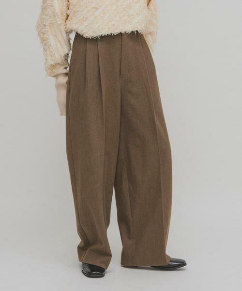 KBF / ケービーエフ その他パンツ | ウールライクブラッジュドパンツ | 詳細27