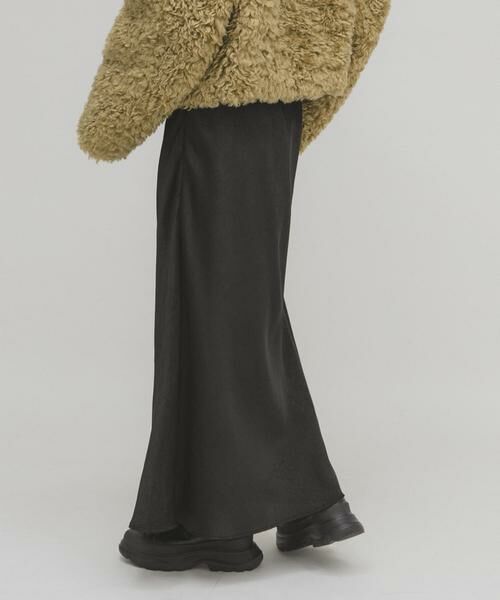 KBF / ケービーエフ スカート | クラッシュサテンナロースカート | 詳細3