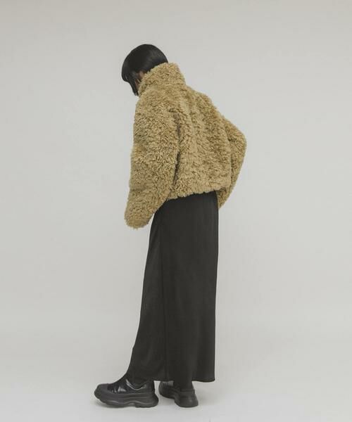 KBF / ケービーエフ スカート | クラッシュサテンナロースカート | 詳細5