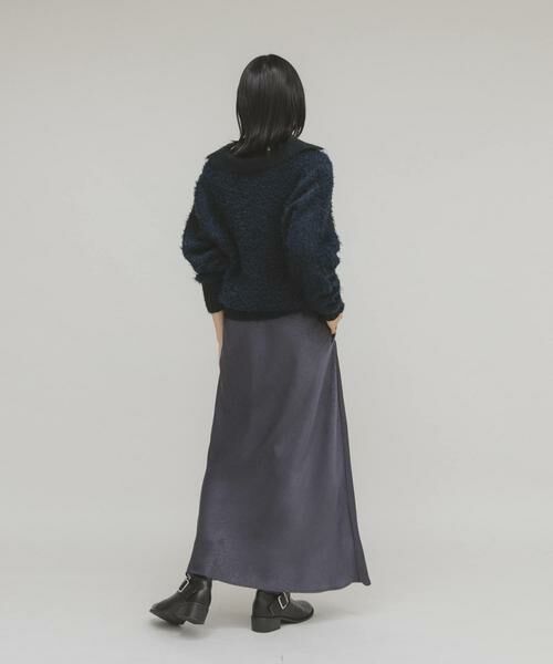 KBF / ケービーエフ スカート | クラッシュサテンナロースカート | 詳細14