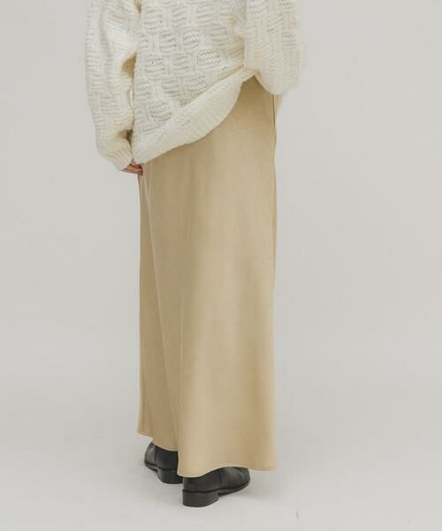 KBF / ケービーエフ スカート | クラッシュサテンナロースカート | 詳細24