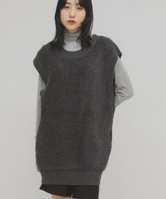 KBF / ケービーエフ ワンピース | 2WAYニットベストミニワンピース