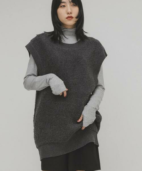 KBF / ケービーエフ ワンピース | 2WAYニットベストミニワンピース | 詳細2