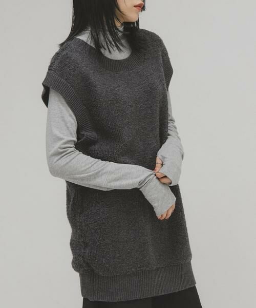 KBF / ケービーエフ ワンピース | 2WAYニットベストミニワンピース | 詳細3