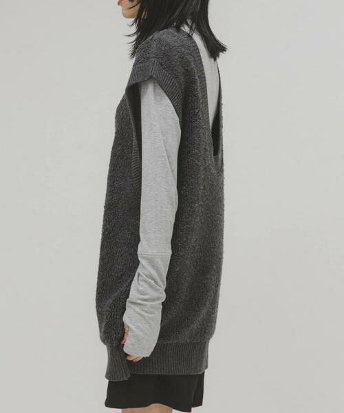 KBF / ケービーエフ ワンピース | 2WAYニットベストミニワンピース | 詳細4